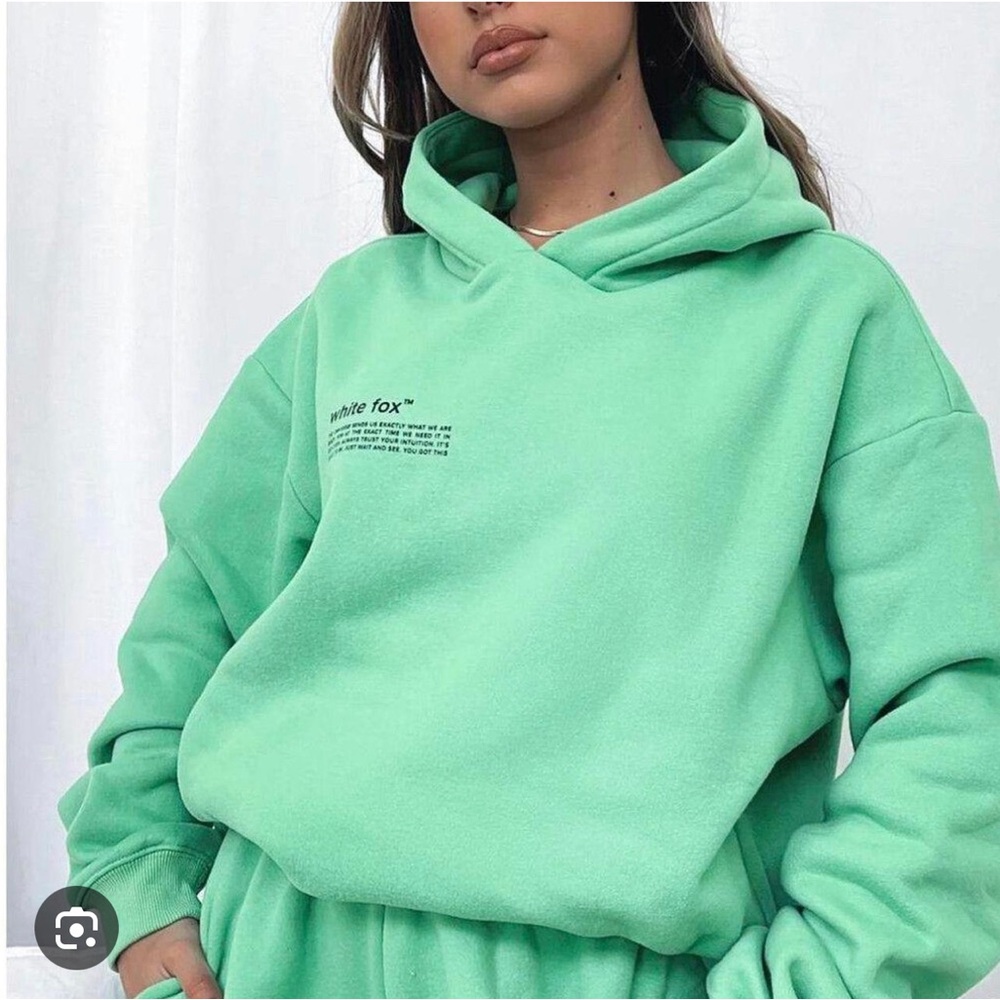 white fox hoodie